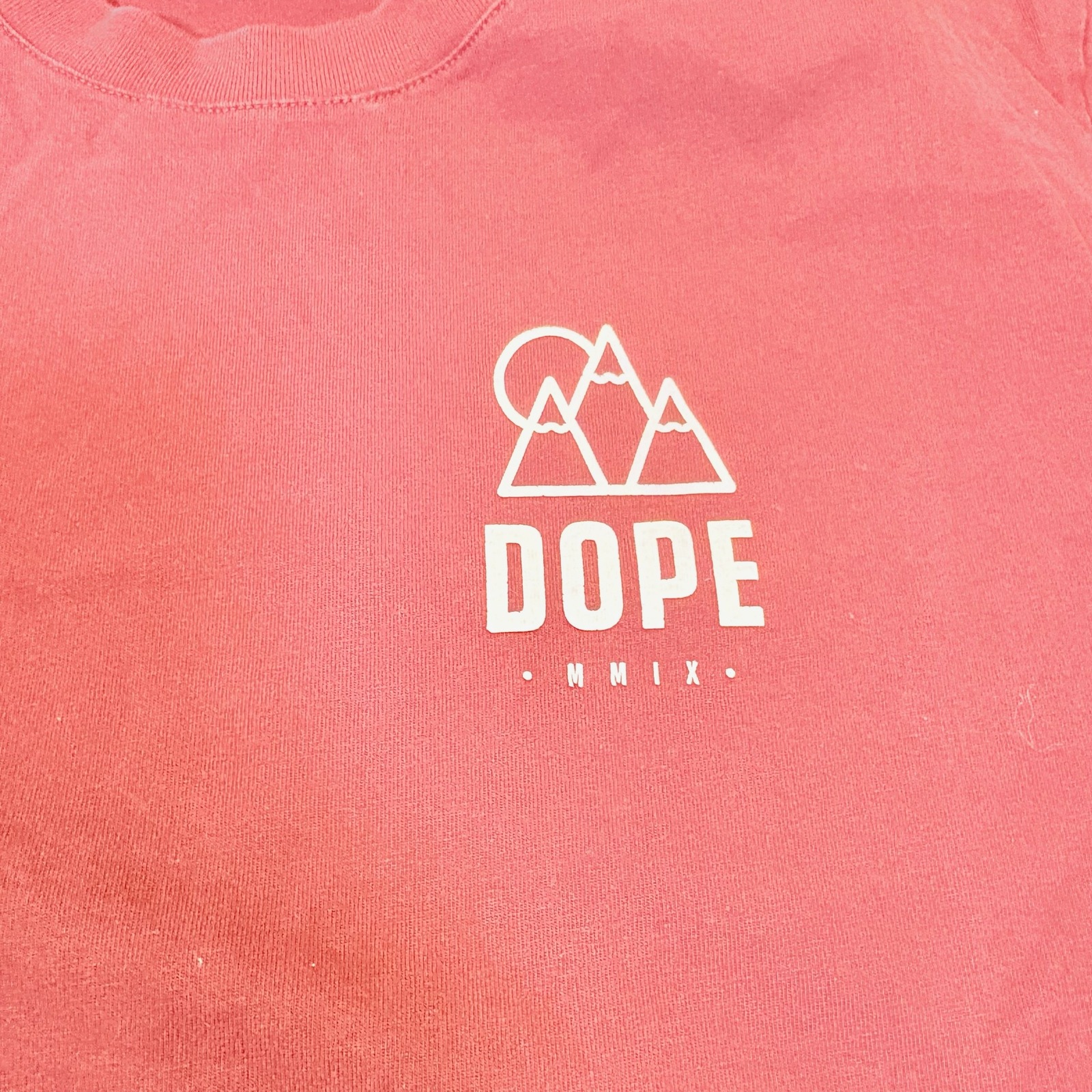 Dope Snow T-Shirt Mens Medium Red Graphic Short Sleeve Crew Neck Streetwear — image 5 of 8